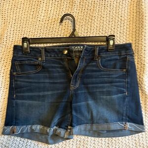 American Eagle Dark Blue Jean Shorts